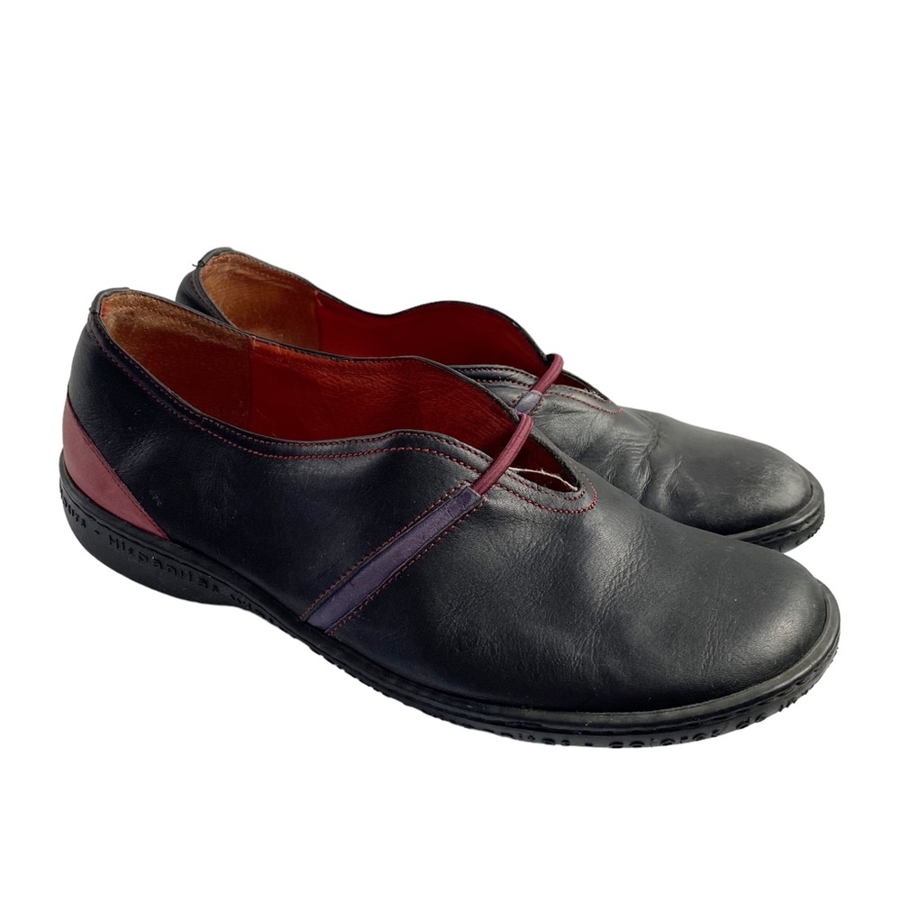 Sanitas Leather Black Shoes